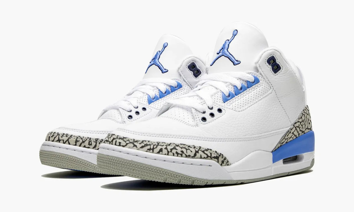 Air Jordan 3 Retro White/Blue - Hình 3