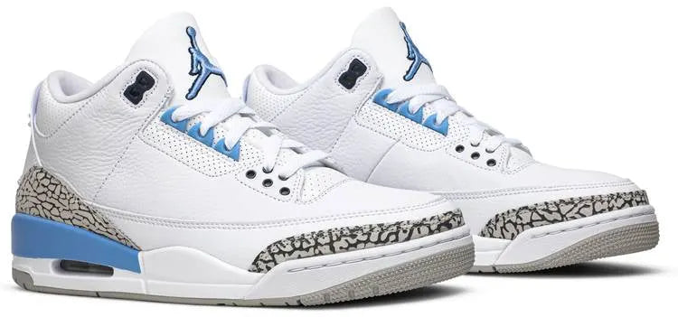 Air Jordan 3 Retro UNC white - Hình 3
