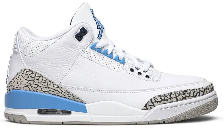 Air Jordan 3 Retro UNC white