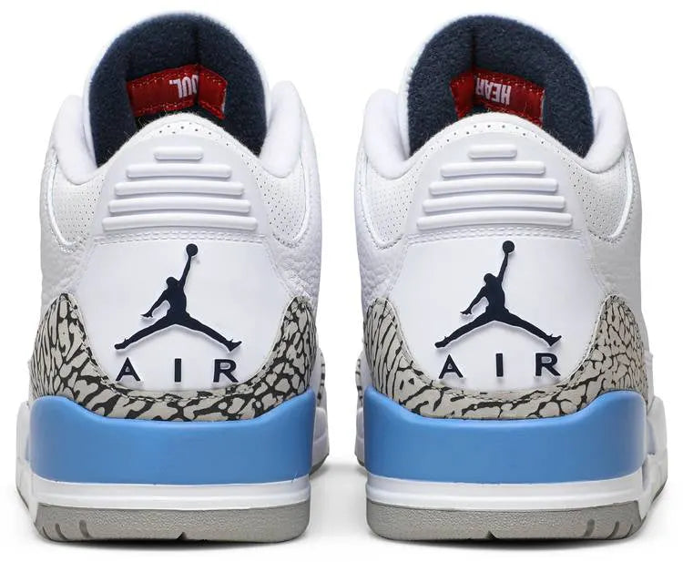 Air Jordan 3 Retro UNC white - Hình 4