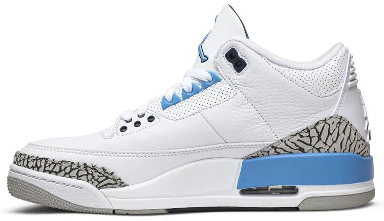 Air Jordan 3 Retro UNC white - Hình 2