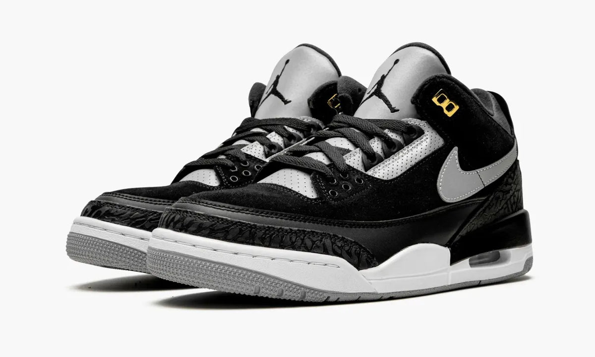 Air Jordan 3 Black Cement Gold - Hình 3