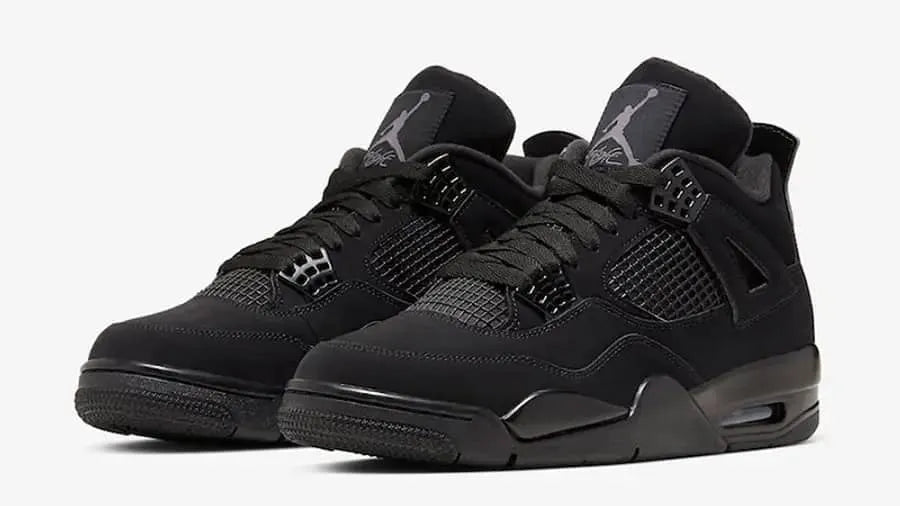 Air Jordan 4 Black Cat retro premium - Hình 3