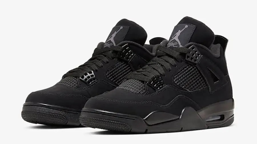Air Jordan 4 Black Cat retro premium - Hình 4