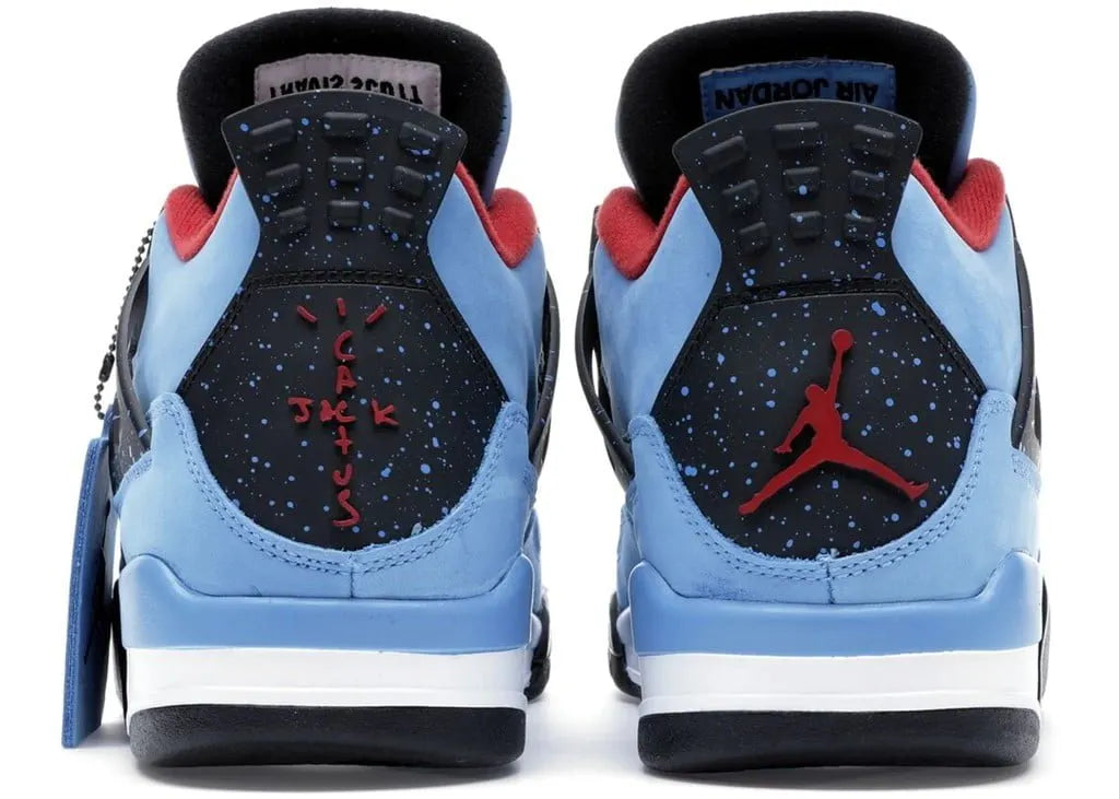 travis Jordan 4 Retro Cactus Jack Blue - Hình 3