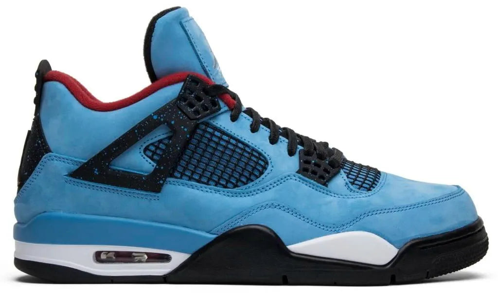 travis Jordan 4 Retro Cactus Jack Blue - Hình 2