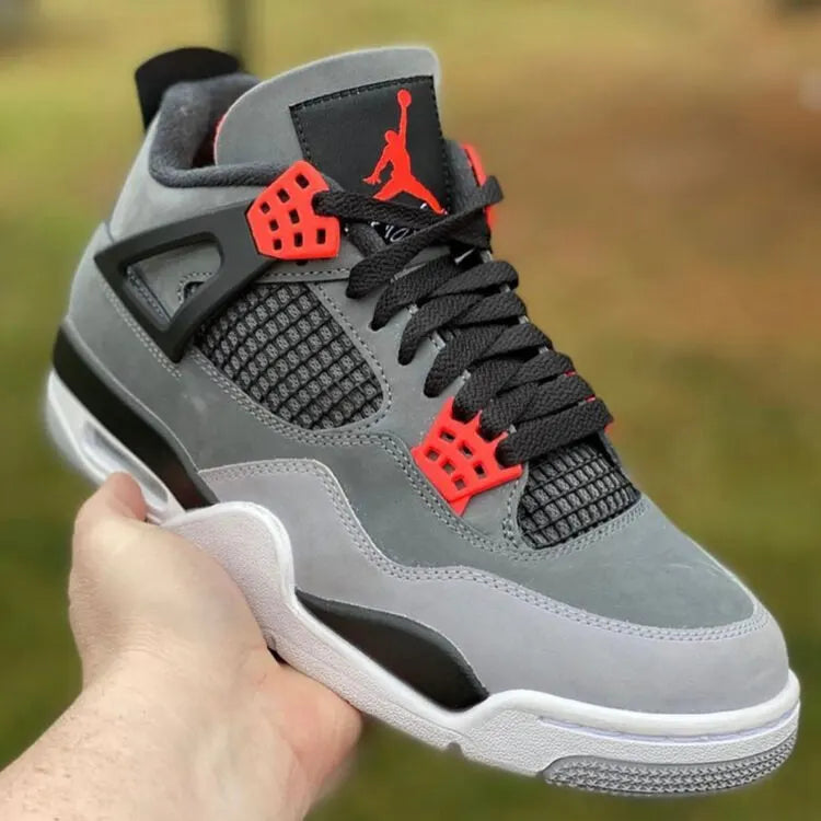 Jordan 4 Retro Grey Infrared - Hình 3