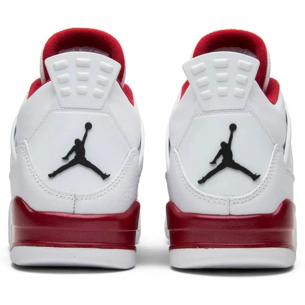Jordan 4 Retro White Varsity Red - Hình 4