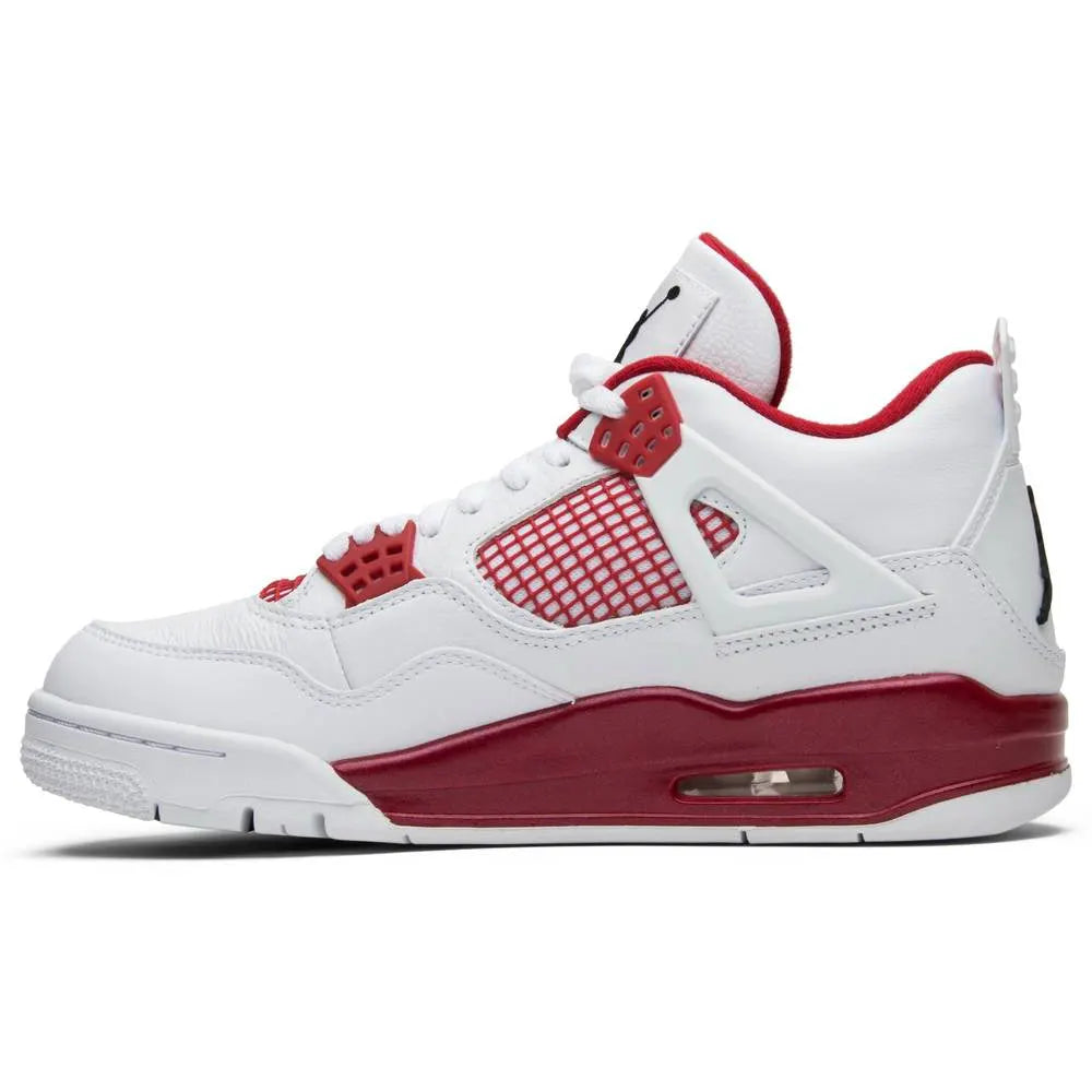 Jordan 4 Retro White Varsity Red - Hình 2