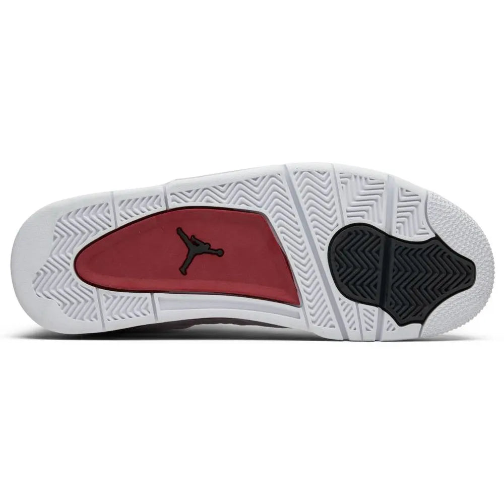 Jordan 4 Retro White Varsity Red - Hình 5