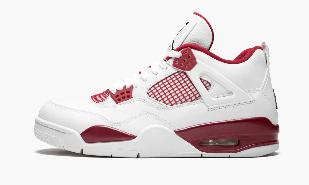 Jordan 4 Retro White Burgundy - Hình 2