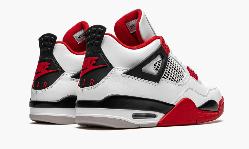 Air Jordan 4 White Red retro fire - Hình 5