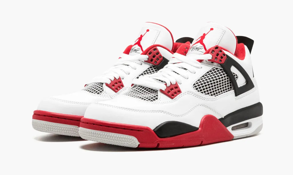 Nike Air Jordan 4 White Fire Red - Hình 4