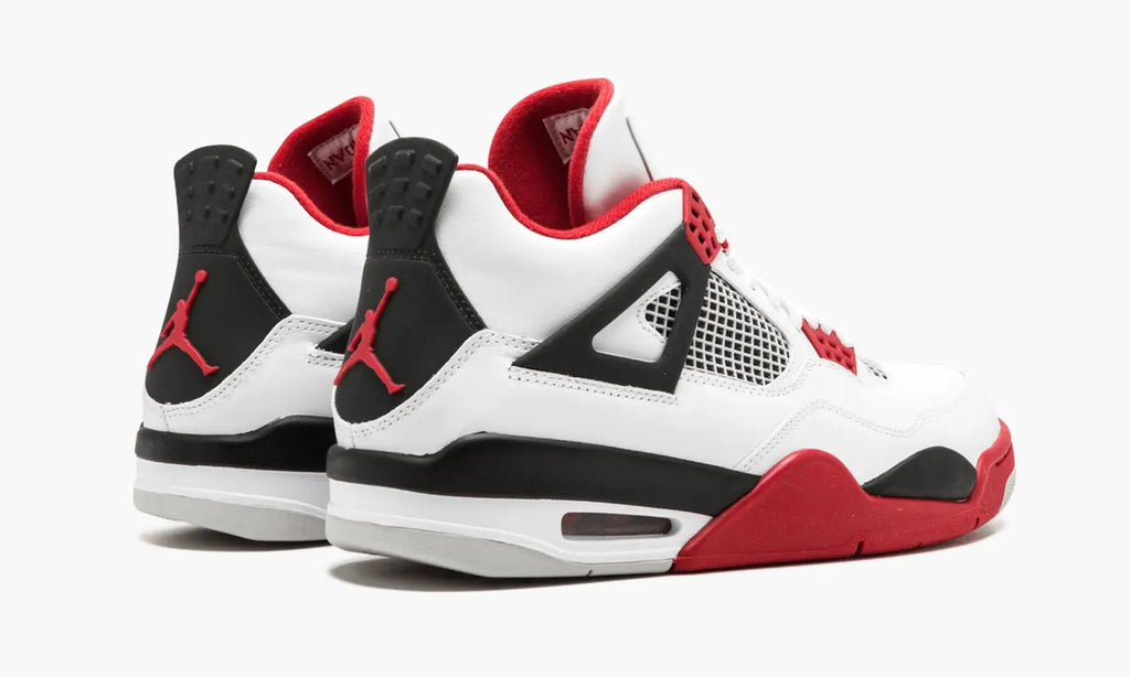 Nike Air Jordan 4 White Fire Red - Hình 5
