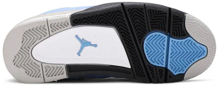 premium suede Air Jordan 4 Retro University Blue - Hình 5