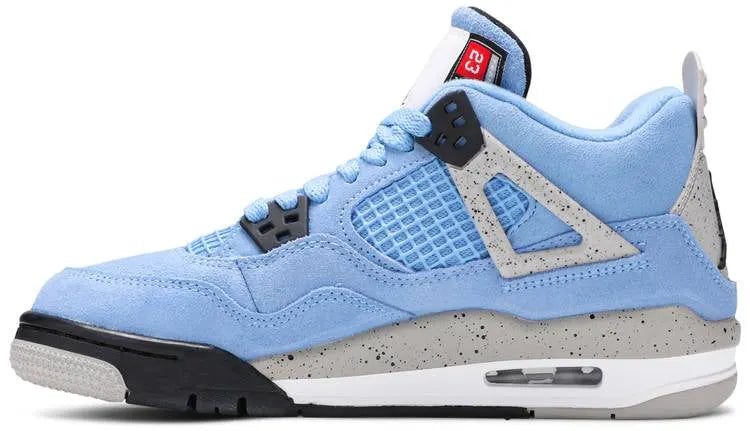 premium suede Air Jordan 4 Retro University Blue - Hình 2