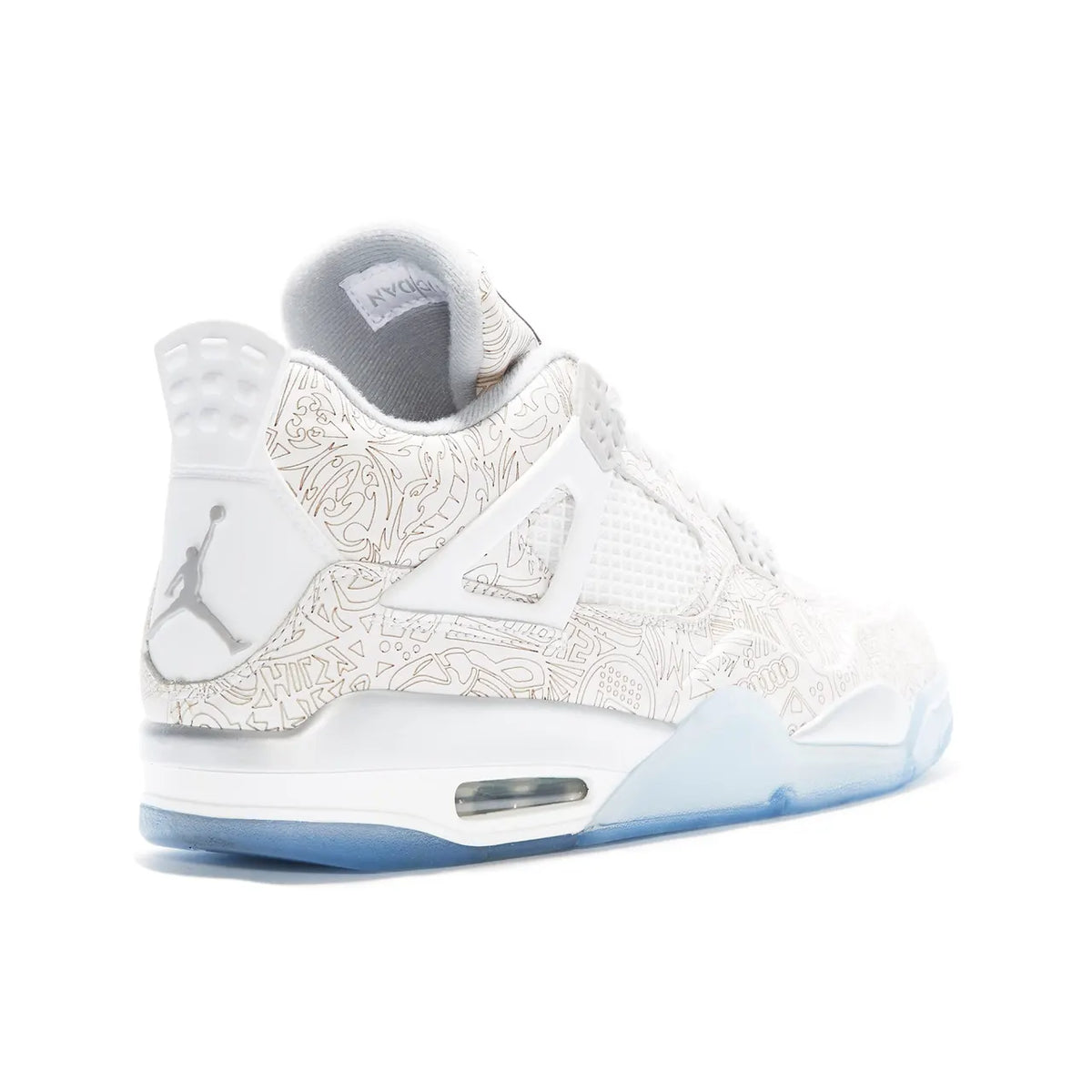 blank Jordan 4 Retro Canvas - Hình 4