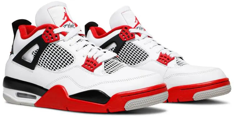 retro Air Jordan 4 Fire Red - Hình 3