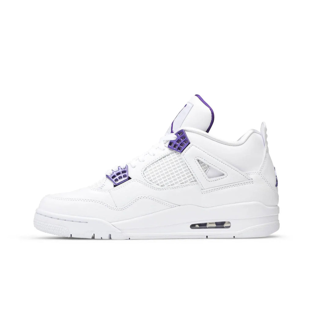 nike Jordan 4 Retro White Purple - Hình 3