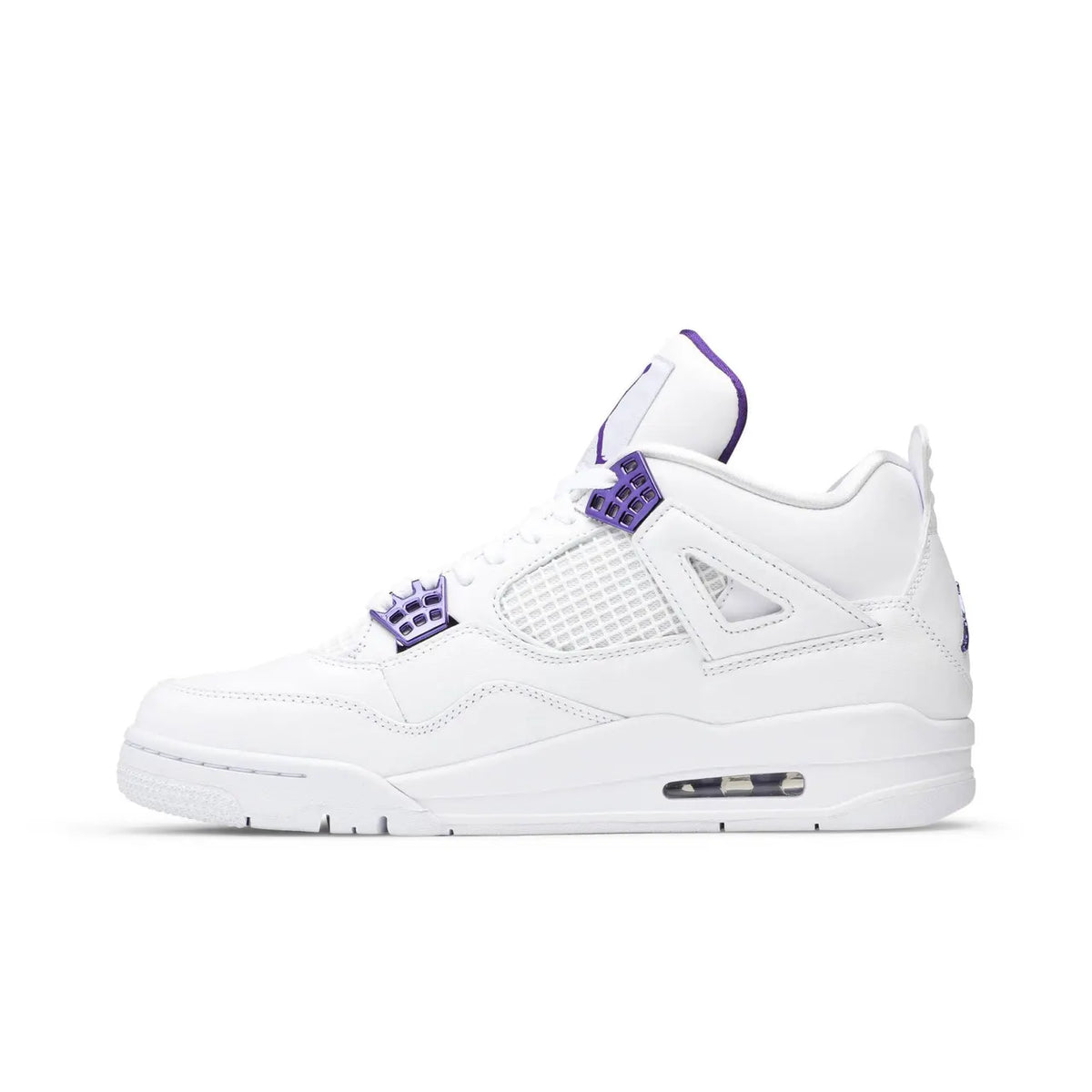 nike Jordan 4 Retro White Purple - Hình 3