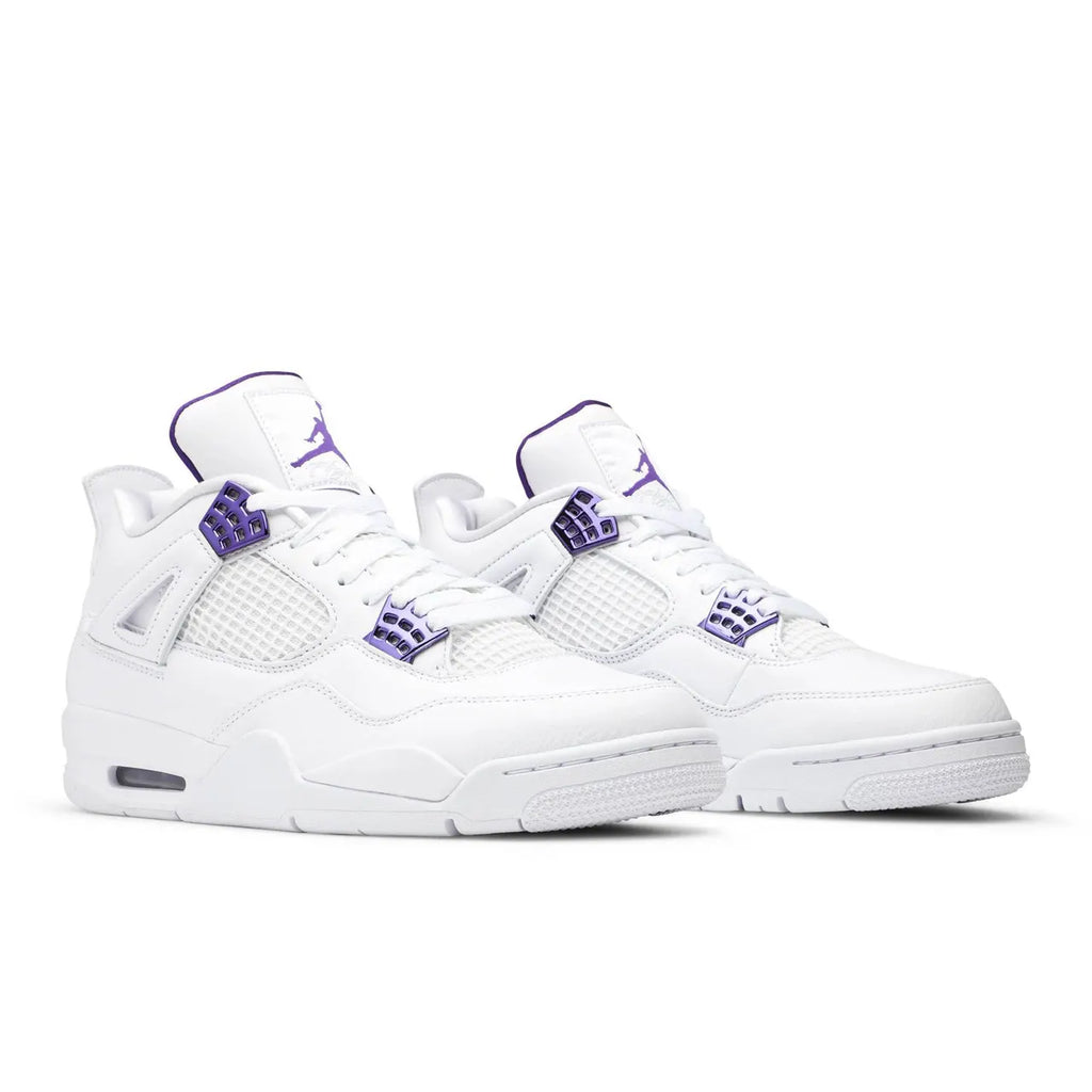 nike Jordan 4 Retro White Purple - Hình 7