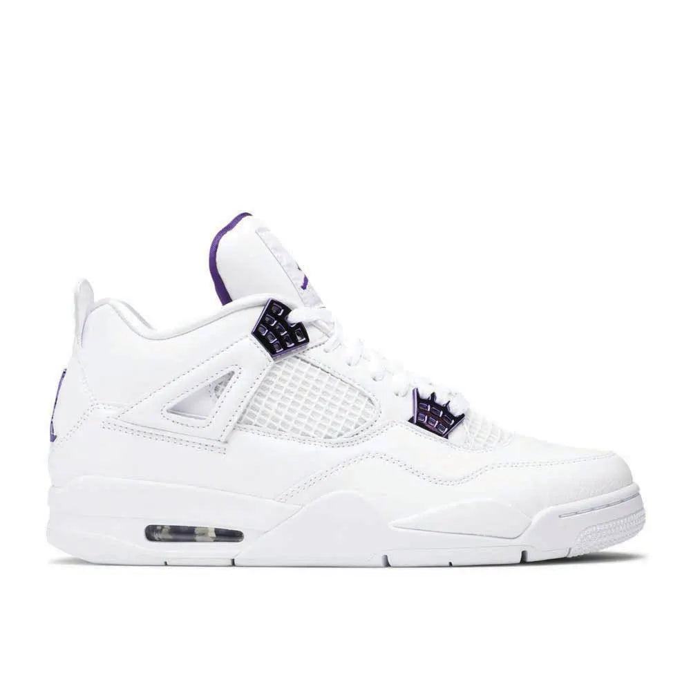 premium Jordan 4 Retro White Purple