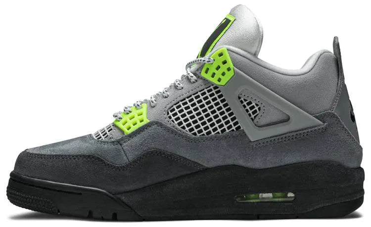 Jordan 4 Retro Grey Neon - Hình 2