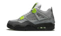 iconic Air Jordan 4 Retro Grey Neon