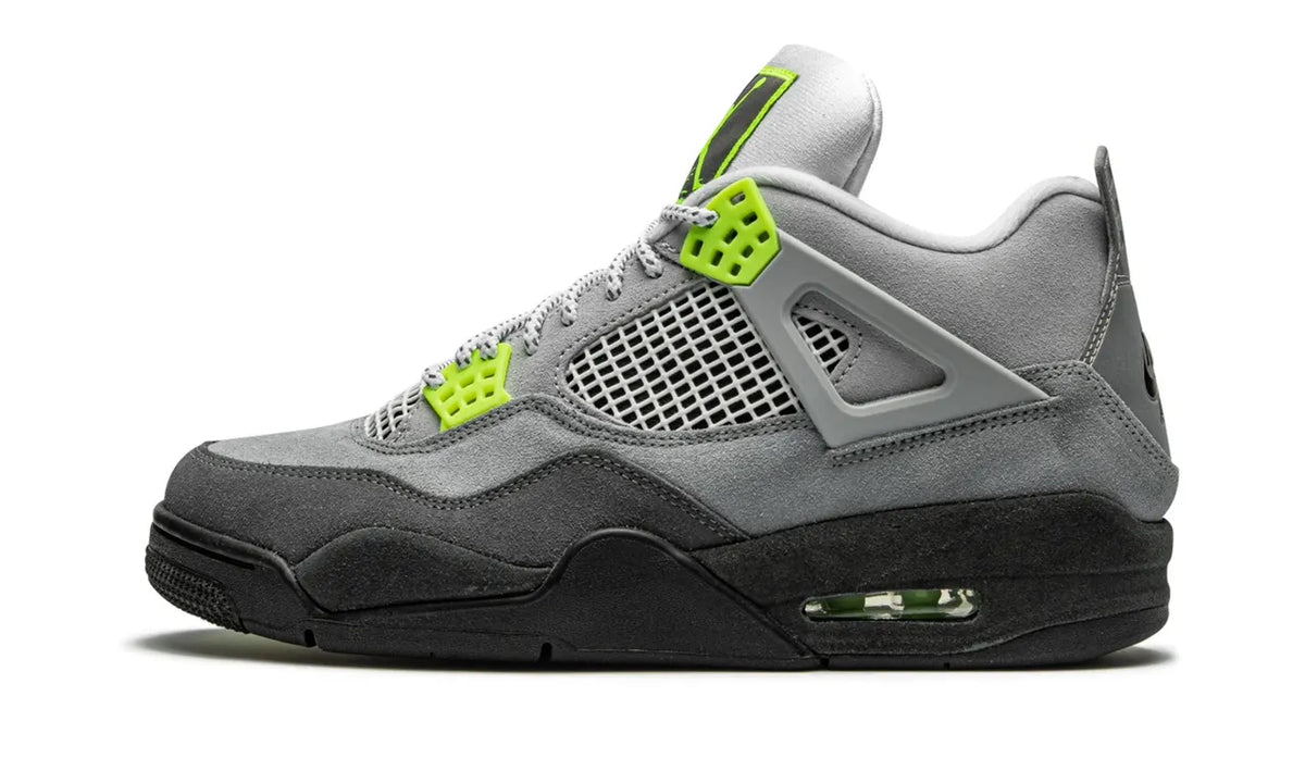 iconic Air Jordan 4 Retro Grey Neon