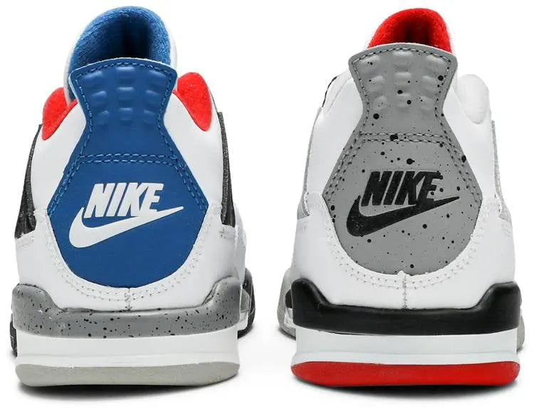 classic Air Jordan 4 Retro White Royal - Hình 4