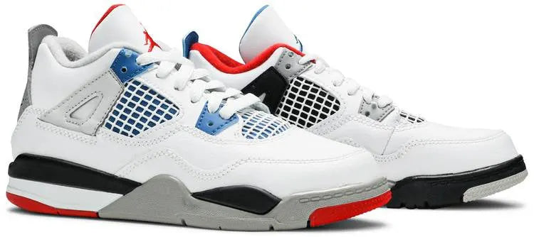 classic Air Jordan 4 Retro White Royal - Hình 3