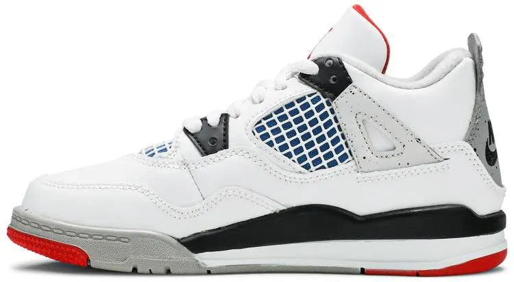 classic Air Jordan 4 Retro White Royal - Hình 2
