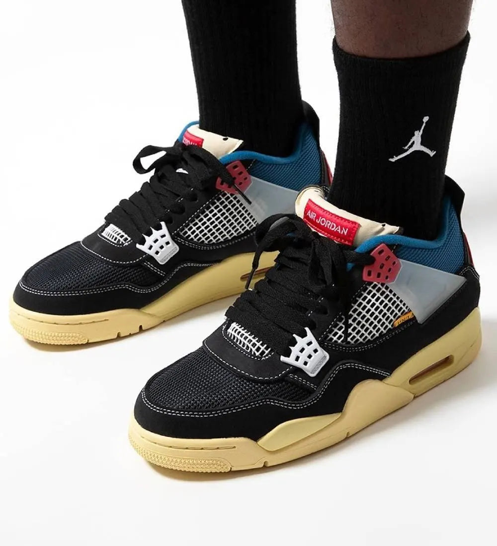 retro se Air Jordan 4 Black Canvas - Hình 2