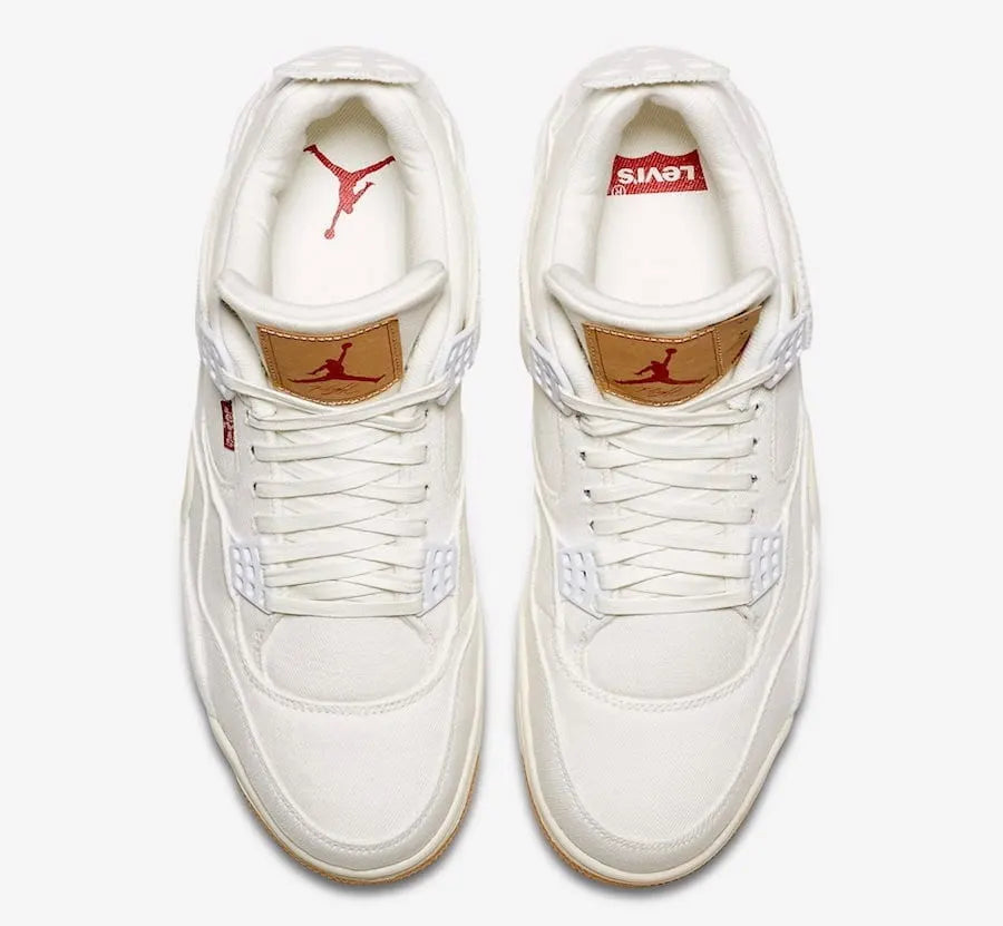 off Air Jordan 4 Retro Canvas - Hình 2