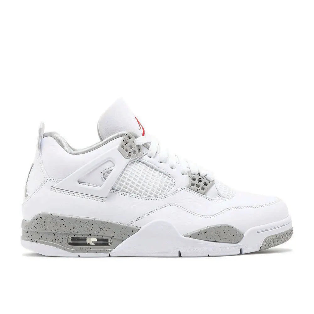 premium sneaker Air Jordan 4 Retro White Oreo
