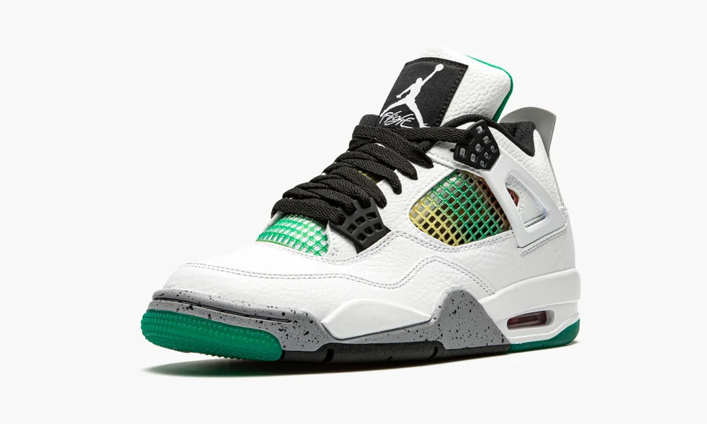 Jordan 4 Retro White Lucid Green - Hình 5