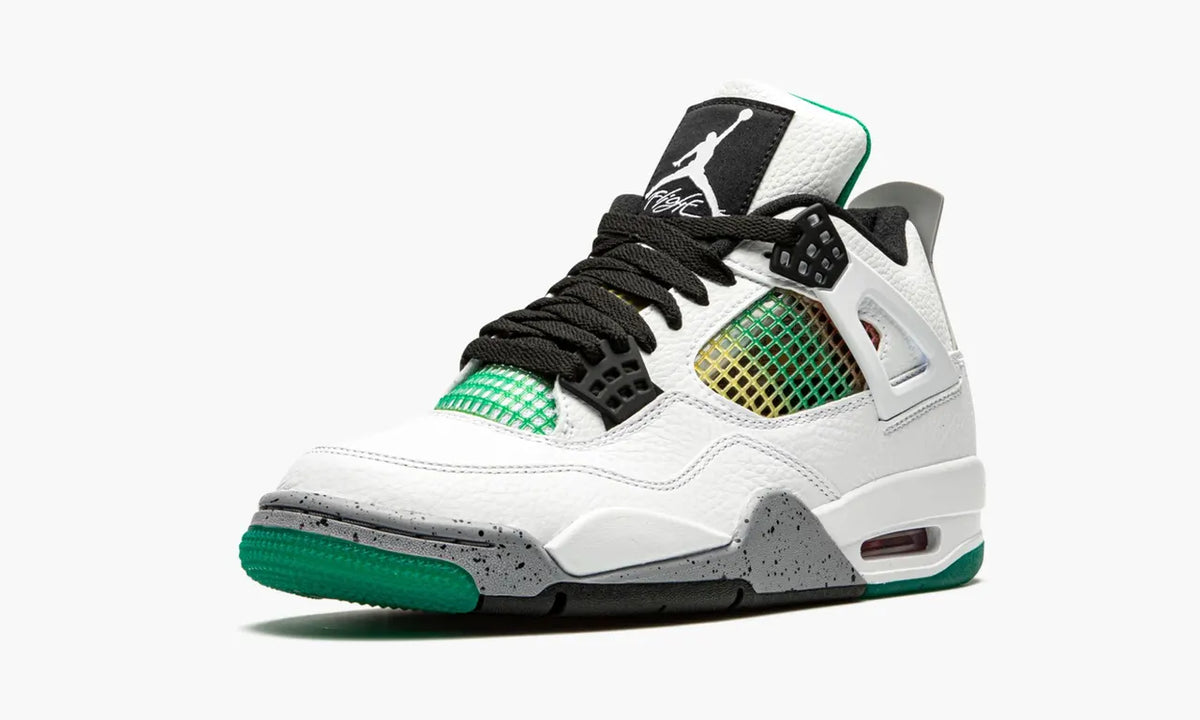 Jordan 4 Retro White Lucid Green - Hình 5