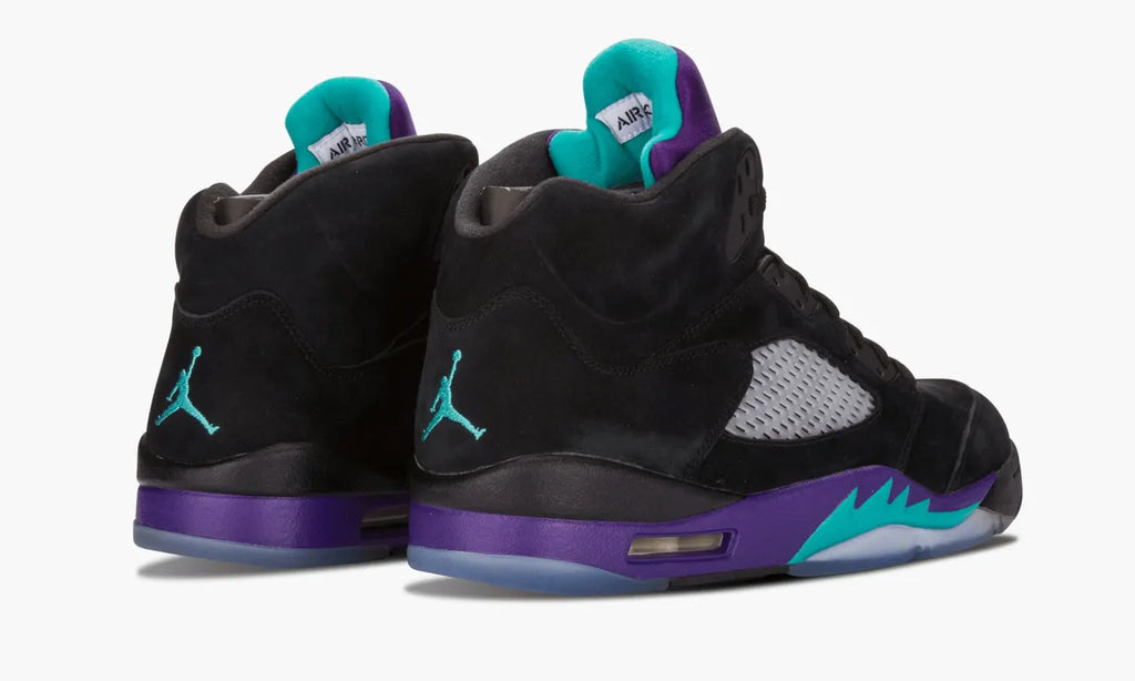 nike Air Jordan 5 Black Grape - Hình 4