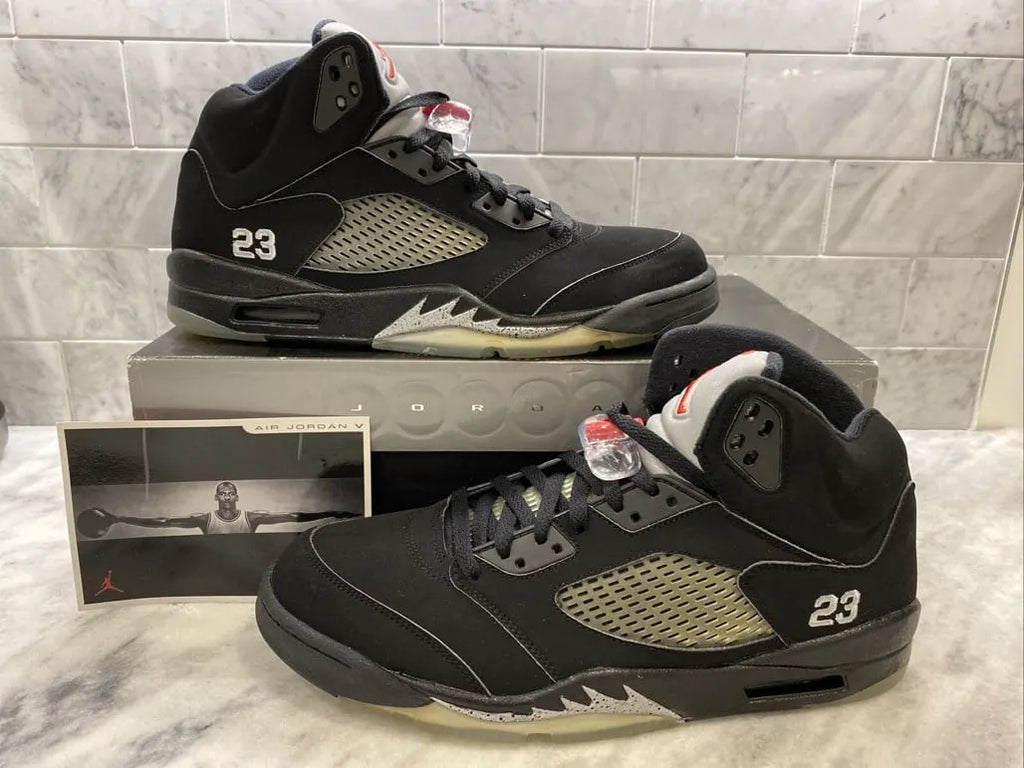 Air Jordan 5 Stealth 2.0 black - Hình 3