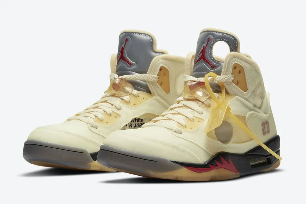 Off-White Jordan 5 Sail - Hình 2