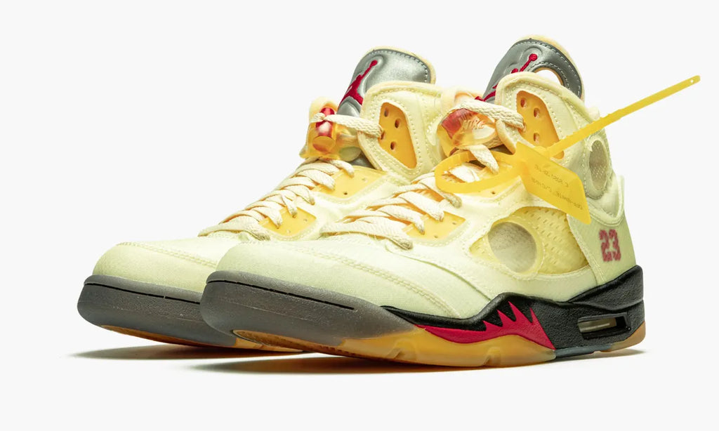 nike Air Jordan 5 Off-White Sail - Hình 4