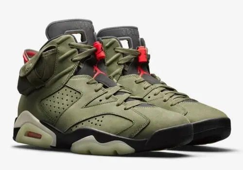 Air Jordan 6 Olive - Hình 5