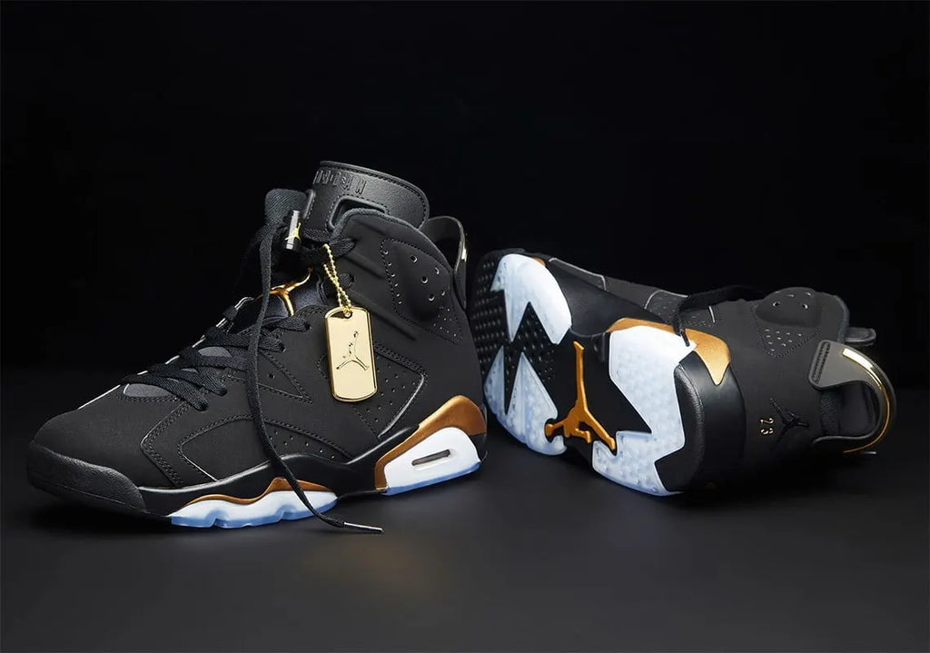 Air Jordan 6 Black Gold - Hình 2