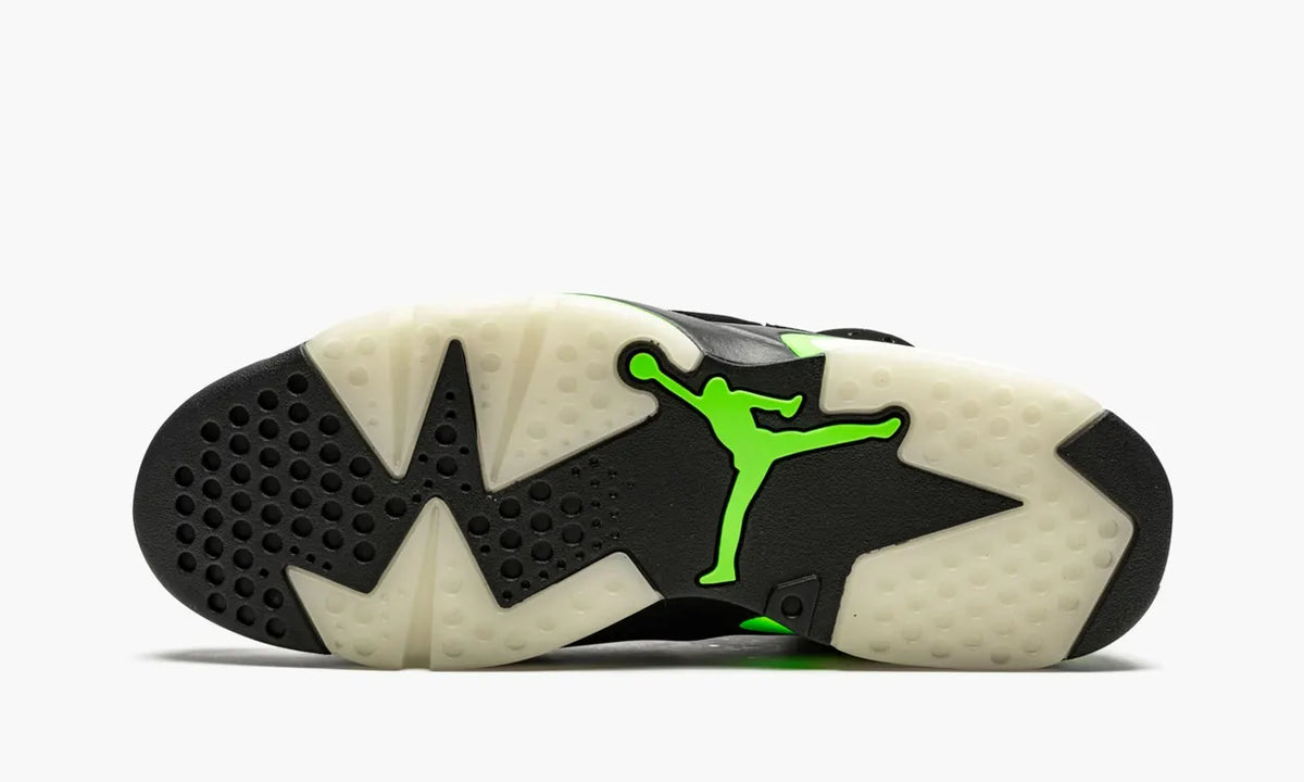 retro Air Jordan 6 Black Electric Green - Hình 2