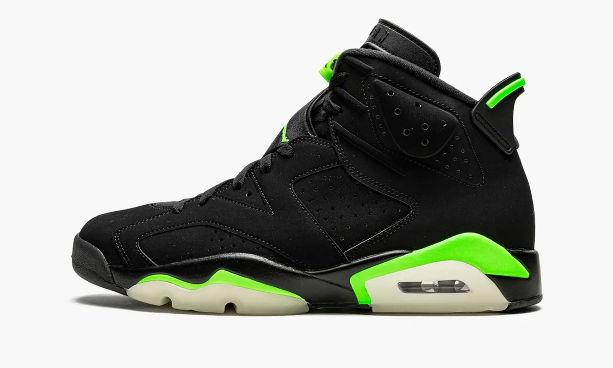 retro Air Jordan 6 Black Electric Green - Hình 3