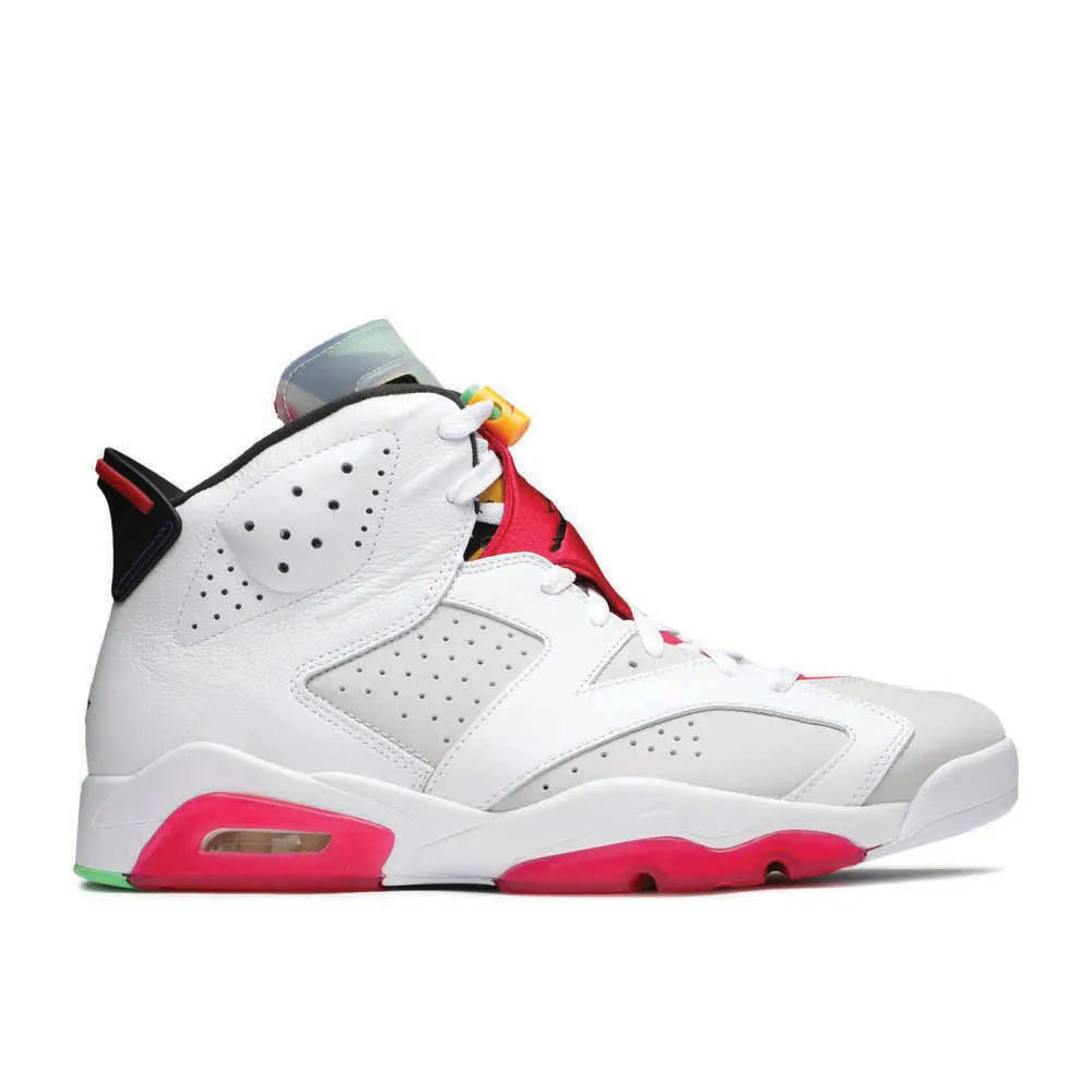 high Air Jordan 6 Retro White Pink
