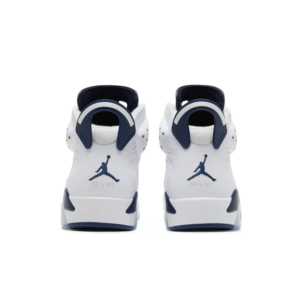 nike Air Jordan 6 White Navy - Hình 6