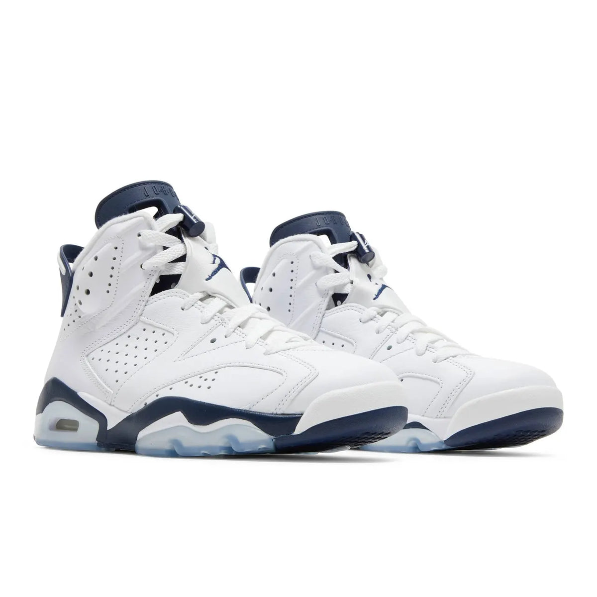nike Air Jordan 6 White Navy - Hình 8