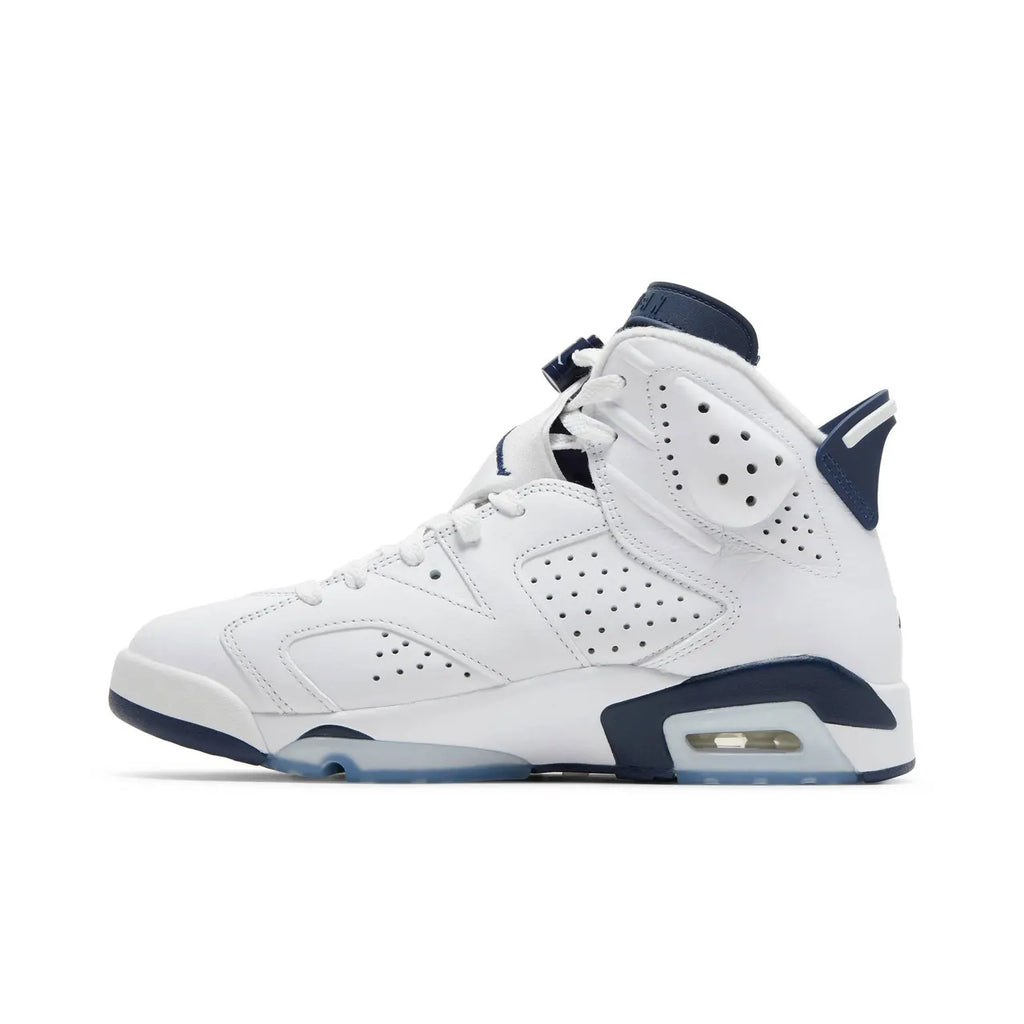 nike Air Jordan 6 White Navy - Hình 3