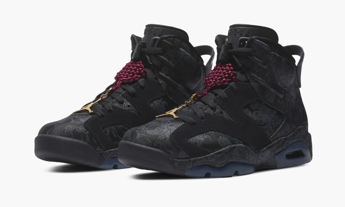 Air Jordan 6 Floral Black - Hình 2